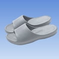 thumbnail image 6 of Avrnliq Womens Lightweight EVA Slide Sandals Arch Support Non-Slip Waterproof Recovery Slides for Pool Beach Shower Comfortable Gray House Shoes Size 7.5-41, 6 of 6