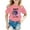 Pink, variant on Girls Summer Graphic Tee Cute Easter Printed Short Sleeve T-Shirt for Kids Casual Comfortable Top Size:7-8 Years