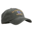 thumbnail image 5 of US Coast Guard Retired Embroidered Big Size Washed Pigment Dyed Cap - Olive XL-3XL, 5 of 5