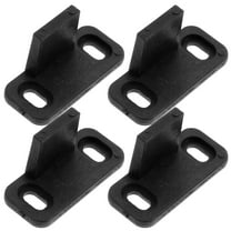 NICEXMAS 4Pcs Sliding Closet Door Floor Guide Black Hardware Preventing Door Shaking