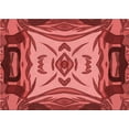 thumbnail image 1 of Ahgly Company Indoor Rectangle Patterned Bean Red Area Rugs, 6' x 9', 1 of 6