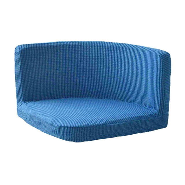 Xingzhi Trilateral Chair Cover Easy Installation And Maintenance Effortless Chair Protection Trilateral Chair Covers Polyester Grey blue 1Set