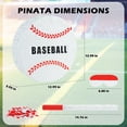 thumbnail image 2 of JUGAAD LIFE Baseball Pinata Party Supplies Pinata Bundle with Blindfold and Bat for Girls Boys Kids Sports Theme Birthday Party Toys Game Decorations, 2 of 7
