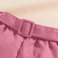 thumbnail image 6 of KPOPLK 2 Piece Baby Girl Summer Clothes Short Sleeve Gingham Puff Sleeve with Elastic Waist Shorts Outfits Set 1t 2t 3t 4t 5t 6t(6-9 Months,Pink), 6 of 8