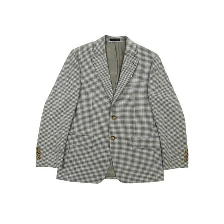Lauren Ralph Lauren Men's UltraFlex Check Blazer (38S, Grey/Blue)