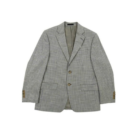 Lauren Ralph Lauren Men's UltraFlex Check Blazer (38S, Grey/Blue)