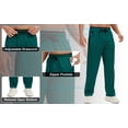 thumbnail image 5 of Tyhengta Mens Pants Athletic Open Bottom Running Pants Mesh Mens Sweatpants with Pockets Green/Black 2XL, 5 of 8