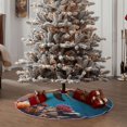 Lukts Underwater Plant Dolphin print color life Christmas Tree Skirt