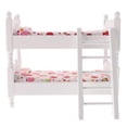 thumbnail image 5 of Mini Bunk Bed Model Designed For Pretend Play In Unique Style Crafted From Wood And Fabric For Kids In 1Set, 5 of 5