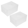thumbnail image 1 of CRAFTHROU 2Pcs Teacher Mailbox for Event Souvenir Storage 8.7x6.3x4.7in Rectangular, 1 of 8