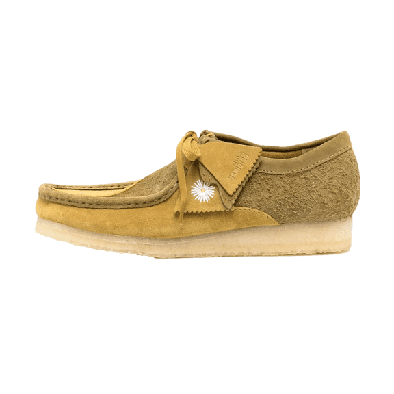 CLARKS MENS WALLABEE "OLIVE COMBI" 26175842 26175842 from Stadium Goods