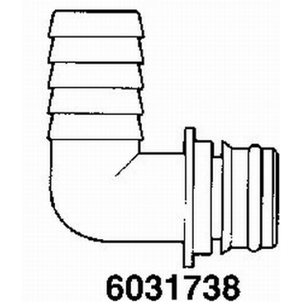 Flojet Fitting Kit Quadx3/4 90 2pk 20381010