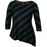I.N.C. International Concepts INC Womens Scoop Neck Striped Sweater