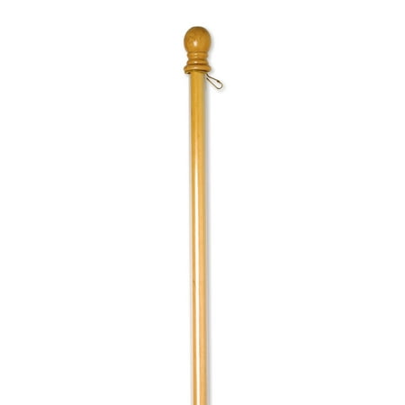 Evergreen Flag 60 in. L Wood Flag Pole Matte