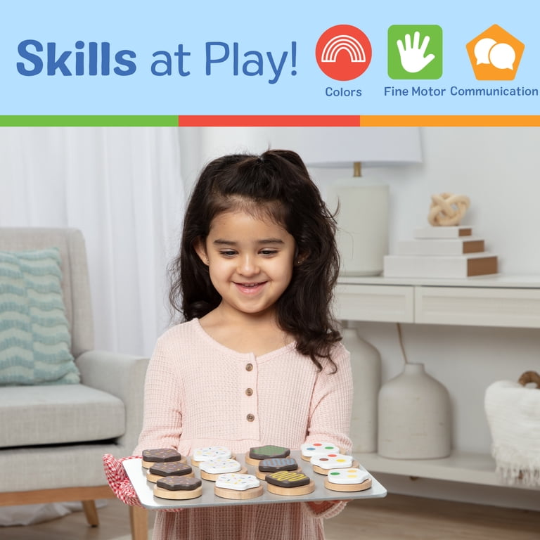 Free Shipping! Melissa & Doug Wooden Cookie Set with Sliceable