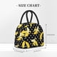thumbnail image 2 of Fotbe Banana Bolsa de Almuerzo con Estampado, Lonchera Aislada, Contenedor de Comida Reutilizable Tipo Cooler a Prueba de Fugas, 2 of 6