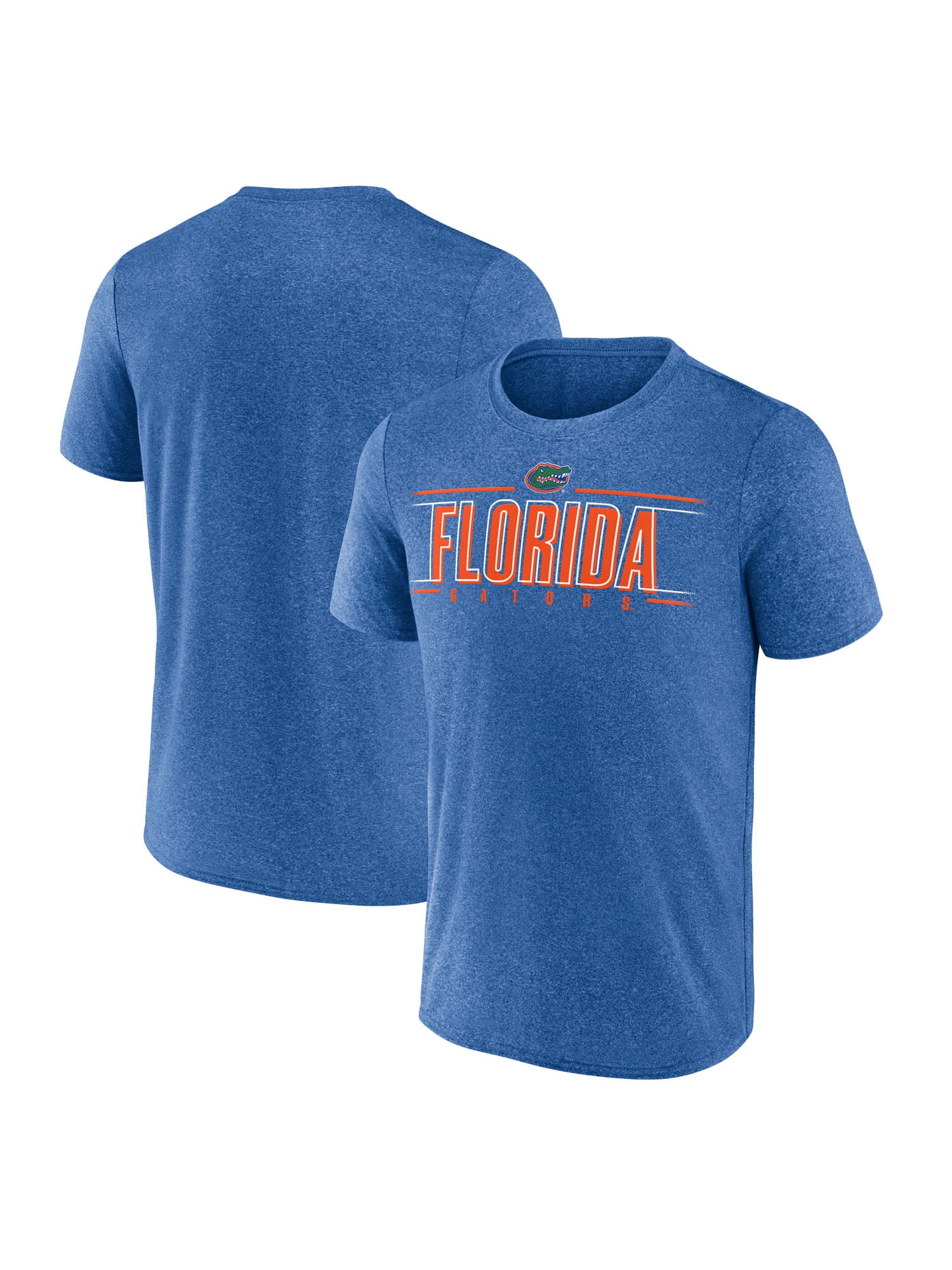 Florida Gators Men's Heather Blue Synthetic Short Sleeve T Shirt