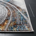 thumbnail image 3 of SAFAVIEH Amelia Jerrod Abstract Area Rug, Gray/Blue Gold, 6'7" x 6'7" Square, 3 of 11