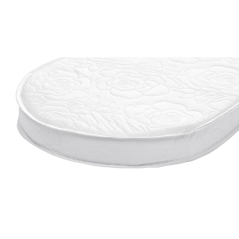 oval memory foam bassinet mattress