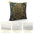 thumbnail image 4 of PHYHOO  Mandala Throw Pillow Cushion Cover, Bohemian Paisley Ornament Tattoo Vintage Design Print, Decorative Square Accent Pillow Case,  Charcoal Grey White, 4 of 5
