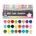 thumbnail image 3 of Dibujar Doble Línea Resaltador 24 Colores Bolígrafos Escuela Sunnimix Bolígrafos de contorno de línea doble, 3 of 8