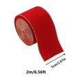 thumbnail image 3 of Lazo de cinta navideño | Cinta decorativa hecha a mano para adornos de árbol, envoltorios de regalo y manualidades | Material de tela suave | Artículos para crear un ambiente festivo navideño, 3 of 6