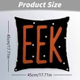 thumbnail image 3 of Pillow Case Clearance Halloween Pillow Case 18X18 White Stripes For Holiday Farm Sofa Sofa Decoration Cushion Case (Does Not Include Pillow Core), Home Textile Pillow Case, 3 of 4