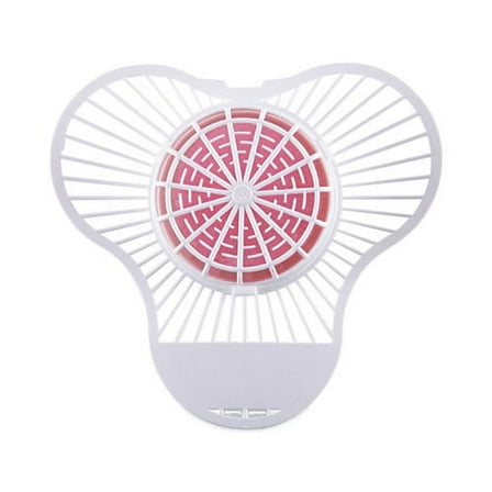 Boardwalk Urinal Screen w/ Para Deodorizer Block, 3 oz, Cherry, Red/White, 12/Box