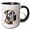 Black/White, variant on 3drose, Pennsylvania Territory the Great Dane Dog, 11oz Magic Transforming Mug