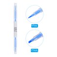 thumbnail image 4 of Unique Bargains Highlighter Pen Double Ended Broad and Fine Tips Highlighter Blue 10 Pack, 4 of 6