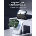 thumbnail image 3 of Funda ESR AirPods Pro 3 2025 MagSafe con tapa magnética verde, 3 of 9