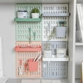 thumbnail image 3 of Perforated Household Hole Board Wall Shelf Shelf Wall Hanging Storage Hook Rack, Closet Organizers and Storage, 3 of 4