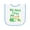 White and Light Blue, variant on Inktastic Nana and Pops Love Me Dinosaur Grandson Baby Terry Cloth Bib