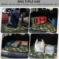 thumbnail image 3 of Xixirimido Universal Car Trunk Mat, All Weather Trunk Protection Cargo Liner Stylish Auto Interior Accessories Durable Cargo Mat 29" x 39", Boho Cottagecore Floral Leaf, 3 of 7