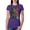 Purple Rush, variant on , Colorful Cat Portrait | Cat Lover Owner | Dean Russo Art Animal Lover Womens Slim Fit Junior Tee, Raspberry, M