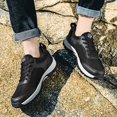 thumbnail image 5 of Sneakers for Men Comfortable Wide Toe Walking Shoes Lightweight La𝖼e Up Mesh Tennis Shoes Fashion S𝗅ip On Athlet𝗂c Shoes Breathable Non-S𝗅ip Running Shoes, 5 of 8