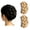 Golden, variant on Braided Hair Bun Claw Clip, 2 Pack Synthetic Messy Updo Hair Piece for Women Daily and Formal Hairstyles, Light Brown