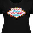 thumbnail image 4 of Inktastic Las Vegas 21st Birthday Women's Plus Size T-Shirt, 4 of 5