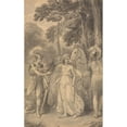 thumbnail image 2 of Thomas Stothard 11x14 Black Ornate Wood Framed Double Matted Museum Art Print Titled: One of Six Illustrations to Fenelon's ‘The Adventures of Telemachus Son of Ulysses’ (ca. 1784), 2 of 5