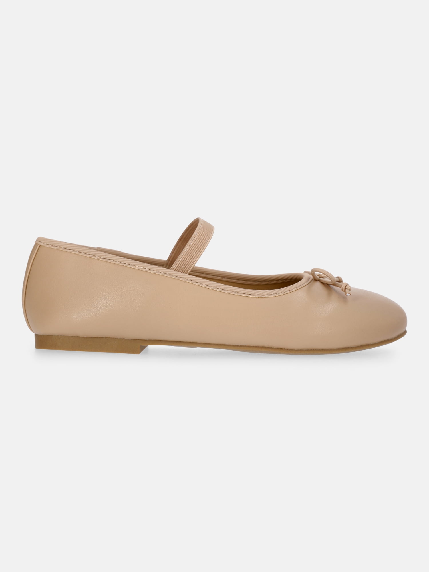Wonder Nation Little and Big Girls Bow Ballet Dress Shoes