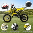 thumbnail image 6 of Gpower Gasoline 49cc Dirt Bike for Kids 6-15,2-Stroke Gas Power Mini Dirt Bike,Yellow, 6 of 7
