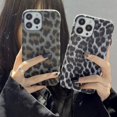 thumbnail image 2 of Classic Leopard Pattern Case For iPhone 13 11 Pro Max XS Max XR X 12 Mini 7 8 Plus SE2020 Matte Texture Shockproof Back Cover Yening, 2 of 7