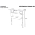 thumbnail image 3 of Twin Bookcase Headboard in White, 3 of 3