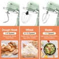 thumbnail image 2 of CEBORY 3-IN-1 Stand Mixer, 6.5 QT Tilt-Head 10-Speed Food Mixer, Kitchen Electric Mixer with Dough Hook, Beater, Whisk, Bowl for Most Home Cooks, 2 of 6
