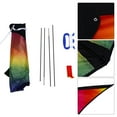 thumbnail image 3 of Monyance Colorful Kite Toy Large Rainbow Kite for Kids | Easy to Fly | Family Outdoor Games(59.06X29.53X0.04Inches), 3 of 10
