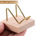 thumbnail image 2 of Crystal Mineral Display Stand Wooden Base Mineral Display Easel Minerals Displaying Holder, 2 of 8