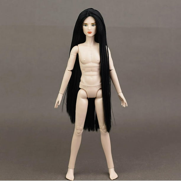  YDDZZM 8.27 inch Male BJD Doll Body, Movable Blank Figure 1/6  Ball Jointed Doll Body for Doll Making DIY Makeup,with 6 Pairs of Hands  (Black) : Arts, Crafts & Sewing