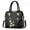 Black, variant on Womens Embroidery Satchel Bags Handle Shoulder Handbags and Purses Zipper Compartment Leather Crossbody Tote Bag