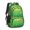 Green Cartoon Dinosaurs, variant on Dinosaur and Skeleton Navy Blue Pattern Cute School Backpack Bag with Padded Back and Adjustable Shoulder Straps 16.9 X 12.6 X 5.9 Inches