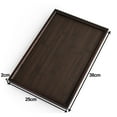 thumbnail image 1 of BUYISI Wooden -Bamboo Serving Tray Rectangular Tableware Food Tray For Kitchen Dinners Party Water Cups Fruit Food Bread Sundries, 1 of 5